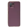 Xiaomi Mi 11 Lite Kılıf Volet Silikon - Mor
