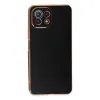Xiaomi Mi 11 Lite Kılıf Volet Silikon - Siyah