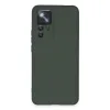 Xiaomi Mi 12t Pro Kılıf Nano İçi Kadife Silikon - Koyu Yeşil