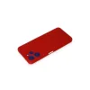 Xiaomi Redmi 12 Kılıf Nano İçi Kadife Silikon - Kırmızı