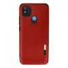 Xiaomi Redmi 9c Kılıf Loop Deri Silikon - Kırmızı