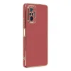Xiaomi Redmi Note 10 Pro Kılıf Volet Silikon - Kırmızı