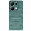 Xiaomi Redmi Note 13 Pro 4g Kılıf Bibercas Silikon Kapak - Koyu Yeşil