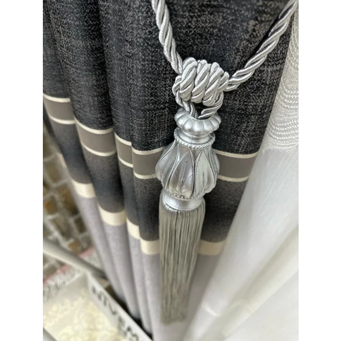 NİVEMESHOME 1/3 SIK PİLE LOUVRE FON PERDE APM