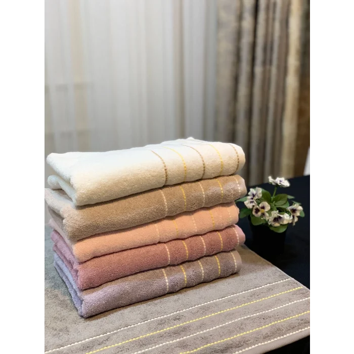 NİVEMESHOME 104 SAHRA BEJ YÜZ HAVLUSU NURPAK