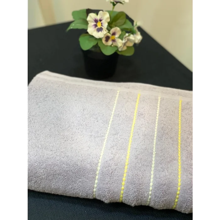 NİVEMESHOME 104 SAHRA LİLA YÜZ HAVLUSU NURPAK