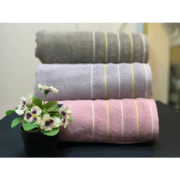 NİVEMESHOME 104 SAHRA LİLA YÜZ HAVLUSU NURPAK