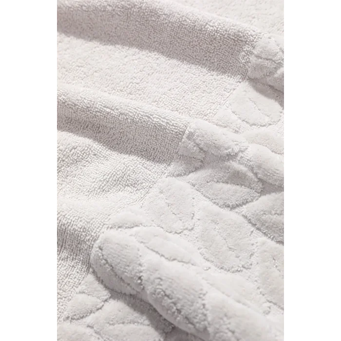 NİVEMESHOME 249 HAZAL AÇIK GRİ JAKARLI HAVLU NURPAK