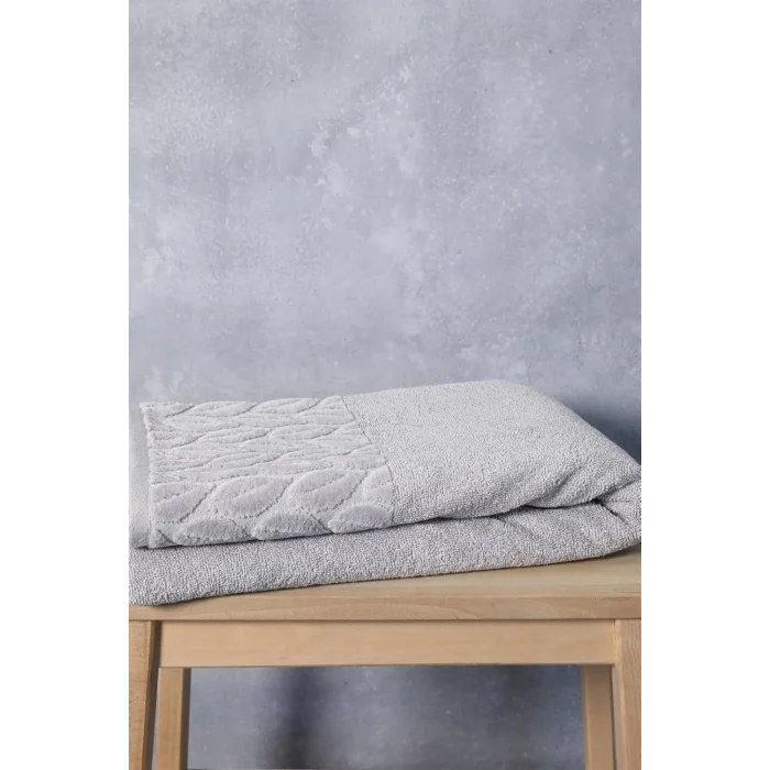NİVEMESHOME 632 AÇIK GRİ 90X150 HAZAL BANYO HAVLUSU NURPAK