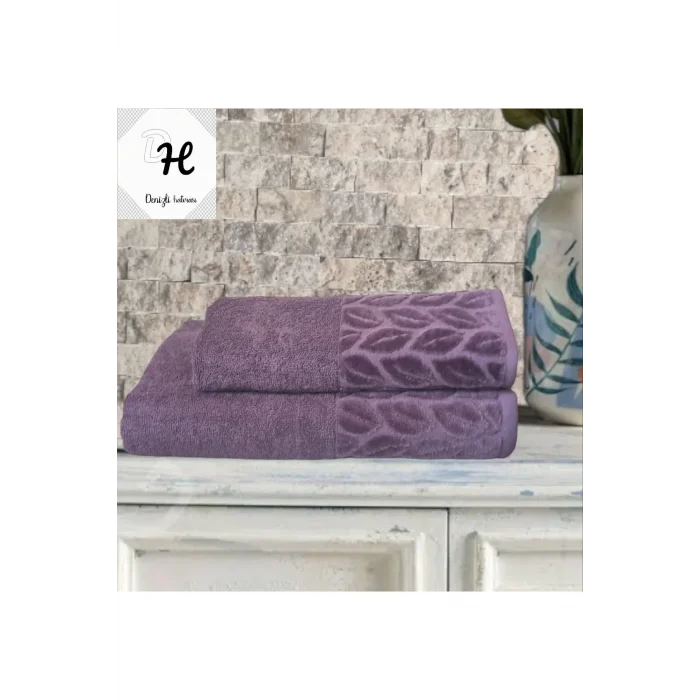 NİVEMESHOME 632 LİLA 90X150 HAZAL BANYO HAVLUSU NURPAK