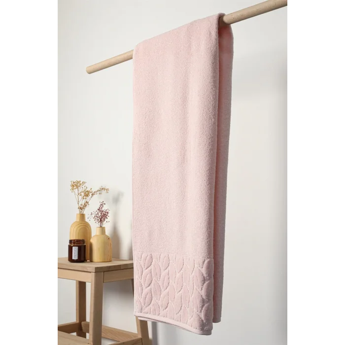 NIVEMESHOME 632 Розовый 90X150 Полотенце для ванной комнаты HAZAL NURPAK
