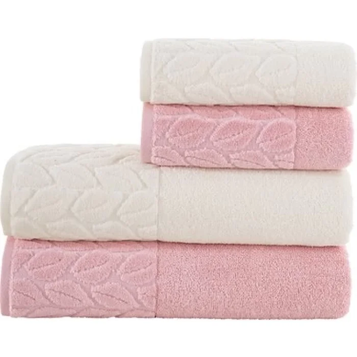 NIVEMESHOME 632 Розовый 90X150 Полотенце для ванной комнаты HAZAL NURPAK