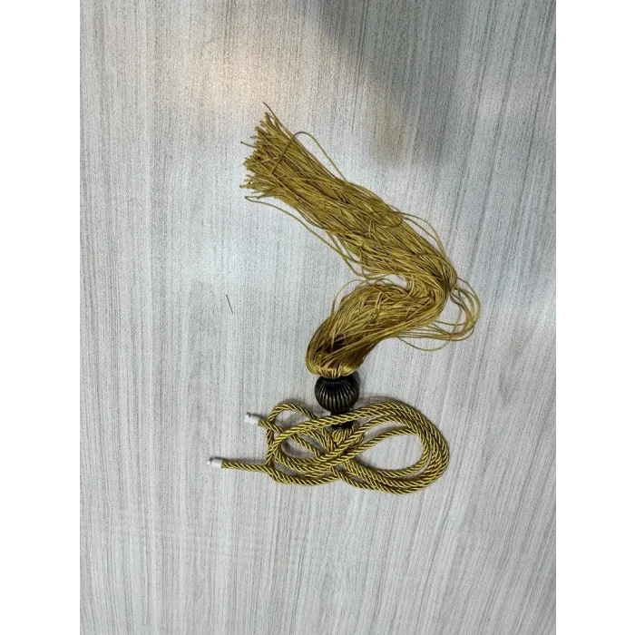 NIVEMESHOME GOLDEN FRINGED LEAD APARATUS CEILING GATHERING BRACE