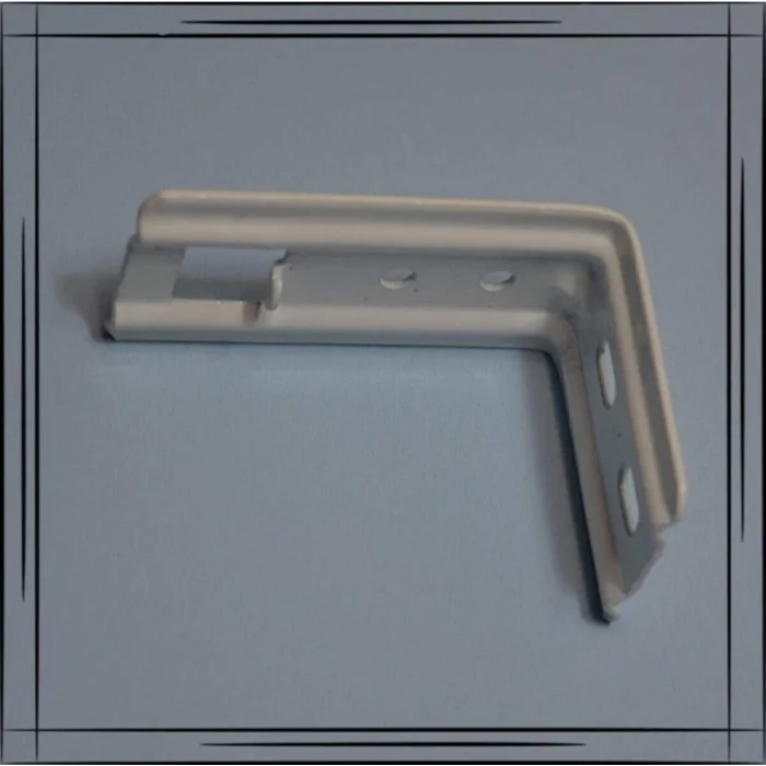 NİVEMESHOME قاعدة الظفر بظلال زيبرا جهاز تركيب الحائط قدم على شكل حرف L مطلي 10 سم