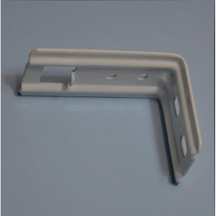 NİVEMESHOME STAFFA A PARETE PER TENDA ZEBRA CON PIEDINO VERNICIATO L 8 CM