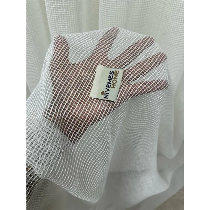 NİVEMESHOME AZTEK 018773 1/3 THICK PLEATED VOILE CURTAIN APM