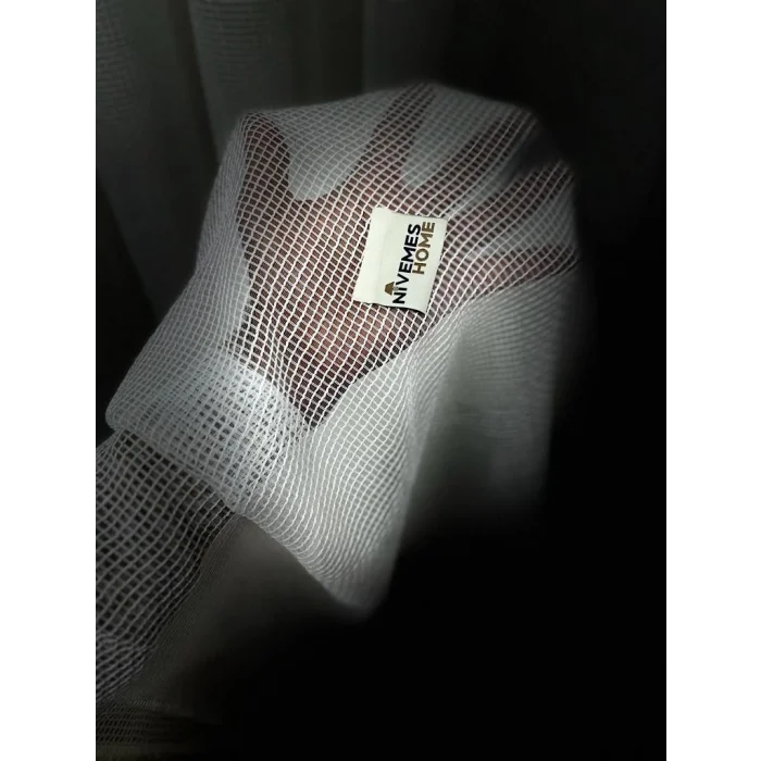 NİVEMESHOME AZTEK 018773 1/3 THICK PLEATED VOILE CURTAIN APM