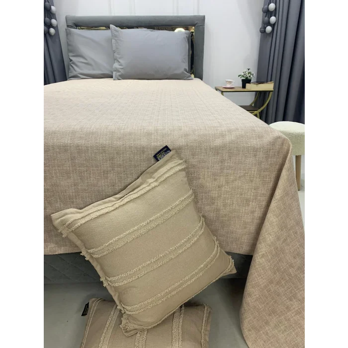 NİVEMESHOME BEJ 160X230 الغطاء الفردي للسرير
