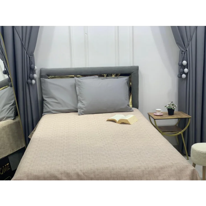 NİVEMESHOME BEJ 160X230 الغطاء الفردي للسرير