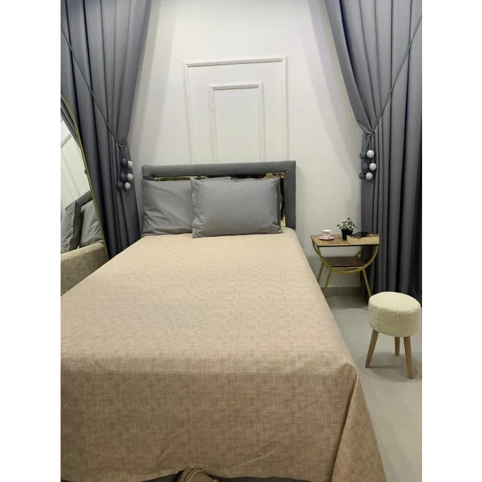 NİVEMESHOME BEJ 160X230 الغطاء الفردي للسرير
