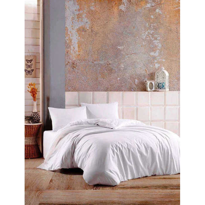 COPPIA DI PISTE MATRIMONIALI IN 100% COTONE BIANCO NIVEMESHOME