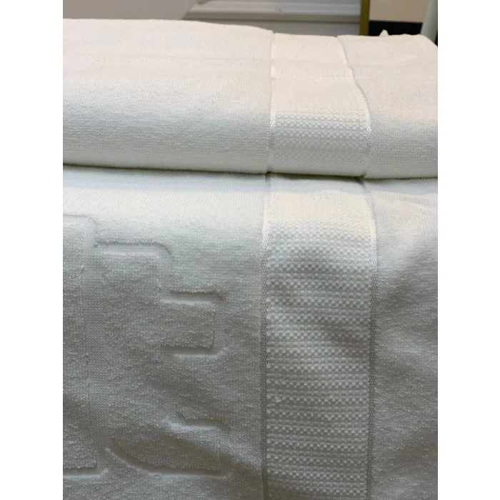 NİVEMESHOME БЕЛОЕ 90X150 С ЛОГОТИПОМ БАННОЕ ПОЛОТЕНЦЕ