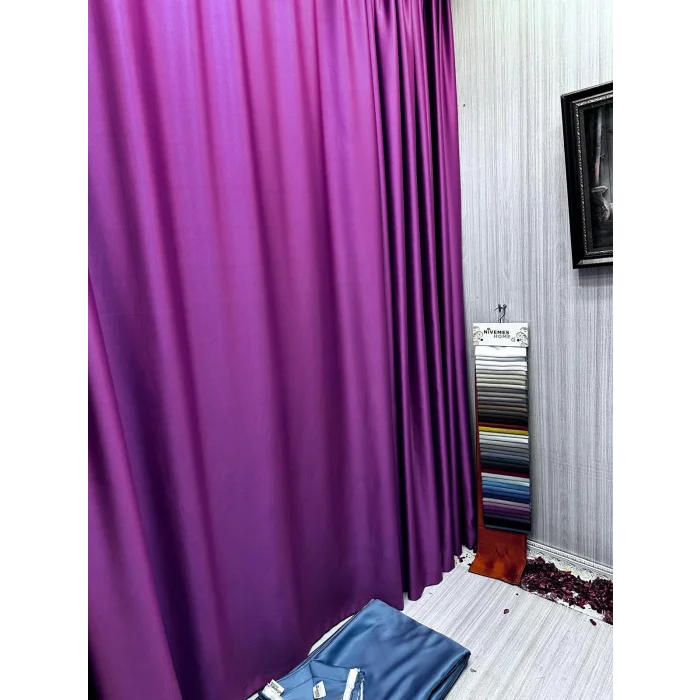 NIVEMESHOME BLACKOUT 12441 V-17 FİYATA LİLA PERDE APM