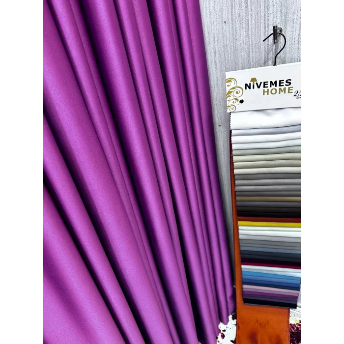 NIVEMESHOME BLACKOUT 12441 V-17 FİYATA LİLA PERDE APM