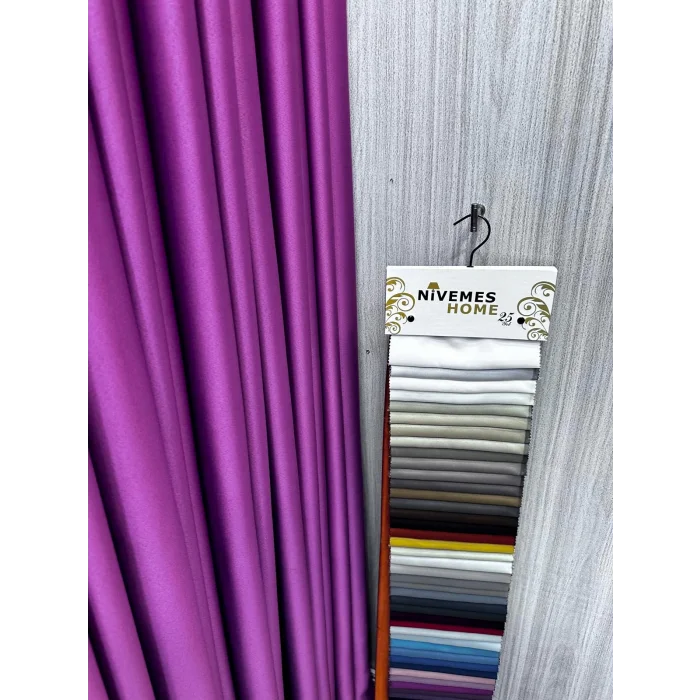NIVEMESHOME BLACKOUT 12441 V-17 FİYATA LİLA PERDE APM