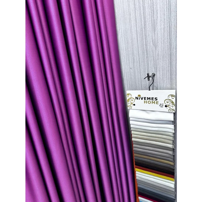 NIVEMESHOME BLACKOUT 12441 V-17 FİYATA LİLA PERDE APM