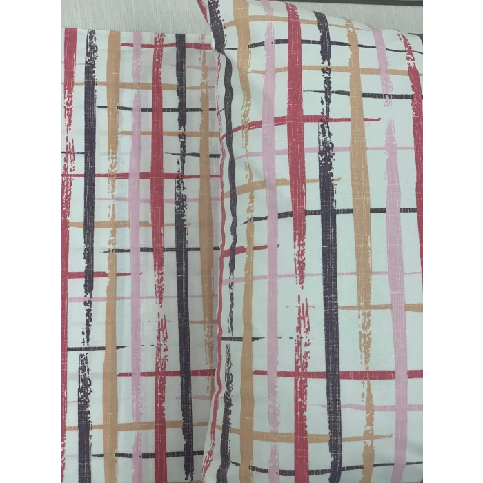 NİVEMESHOME BOYA DESENLİ 2 Lİ YASTIK KILIFI KAPAKLI 50X70