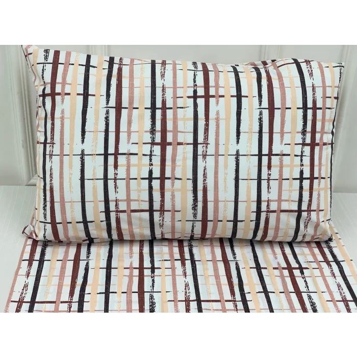 NİVEMESHOME BOYA DESENLİ 2 Lİ YASTIK KILIFI KAPAKLI 50X70