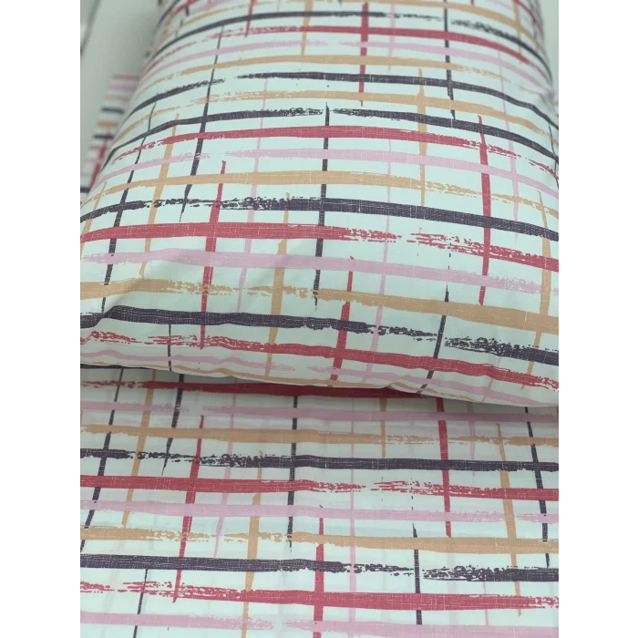 NİVEMESHOME BOYA DESENLİ 2 Lİ YASTIK KILIFI KAPAKLI 50X70