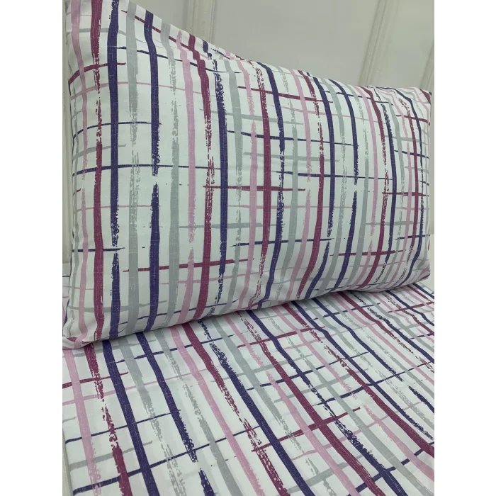 NİVEMESHOME BOYA DESENLİ 2 Lİ YASTIK KILIFI KAPAKLI 50X70