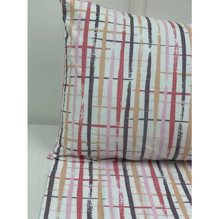 NİVEMESHOME BOYA DESENLİ 2 Lİ YASTIK KILIFI KAPAKLI 50X70