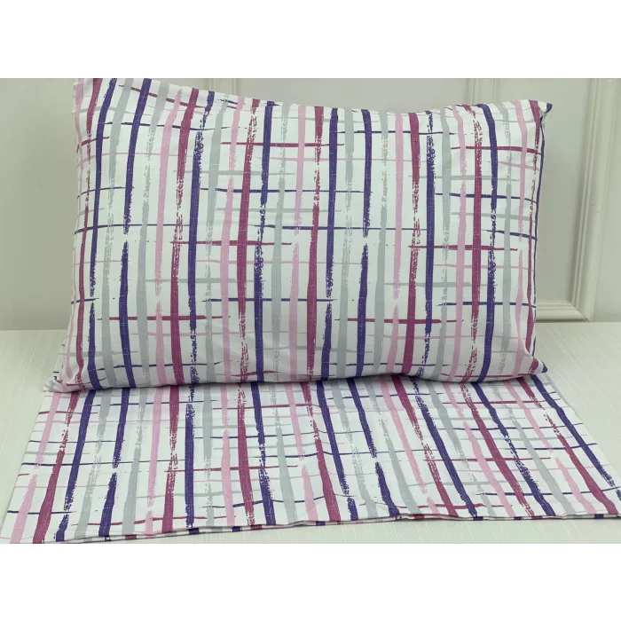 NİVEMESHOME BOYA DESENLİ 2 Lİ YASTIK KILIFI KAPAKLI 50X70