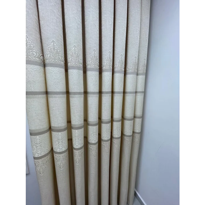 NİVEMESHOME ÇAKI FJ672069 V-5228 VİZON 1/3 SIK PİLELİ FON PERDE APM