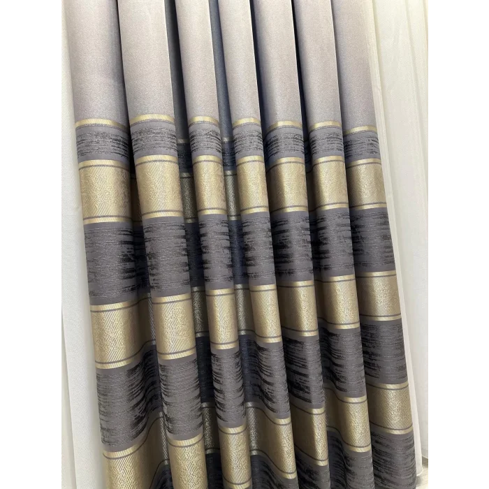 Calidad, elegancia. cortina gris elegante