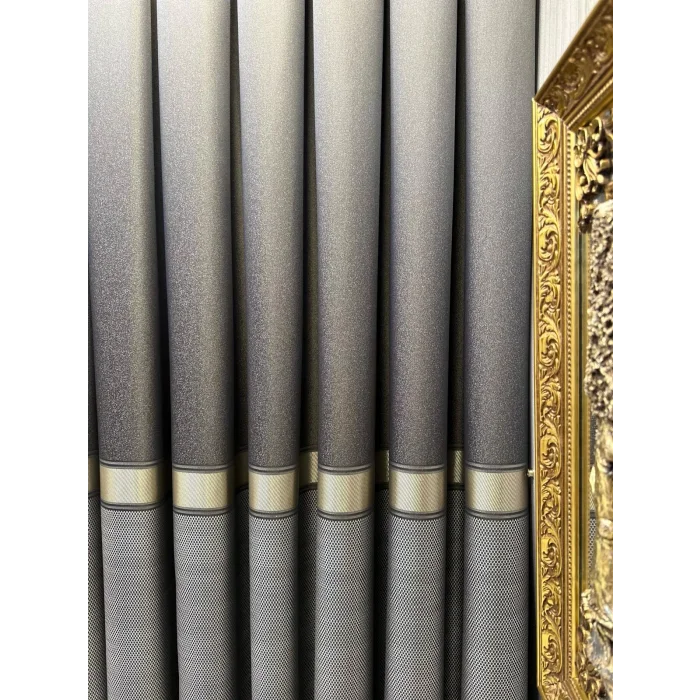 NİVEMESHOME DENİZ FT614177 V-2503 Sea 1/3 Dense Pile Curtain APM