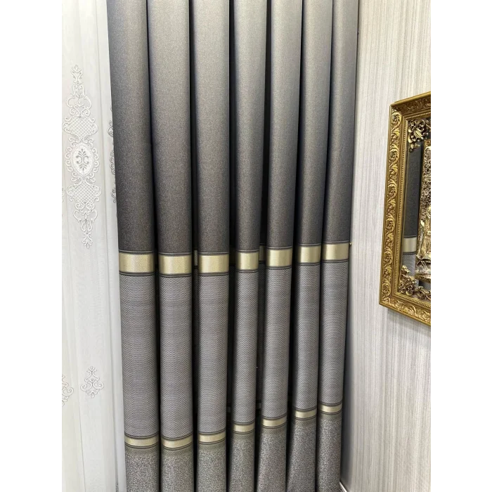 NİVEMESHOME DENİZ FT614177 V-2503 Sea 1/3 Dense Pile Curtain APM