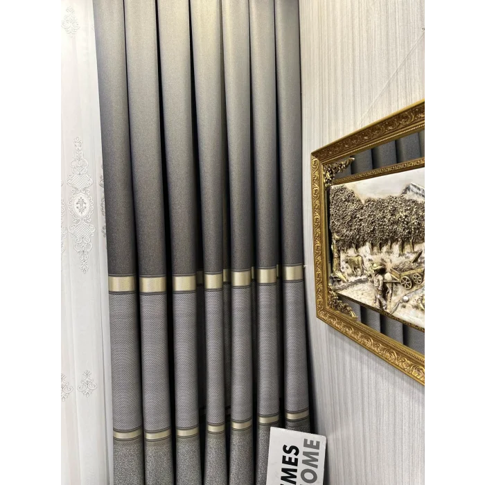 NİVEMESHOME DENİZ FT614177 V-2503 Sea 1/3 Dense Pile Curtain APM