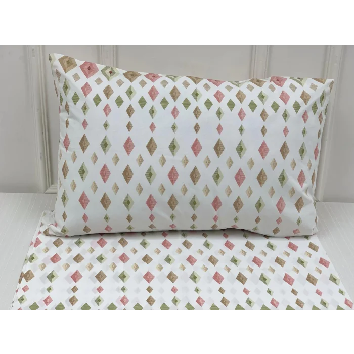 FUNDA DE ALMOHADA CUADRADA DE 2 PIEZAS CON ESTAMPADO DE MODELO DE NÍVEMESHOME CON TAPA DE 50X70