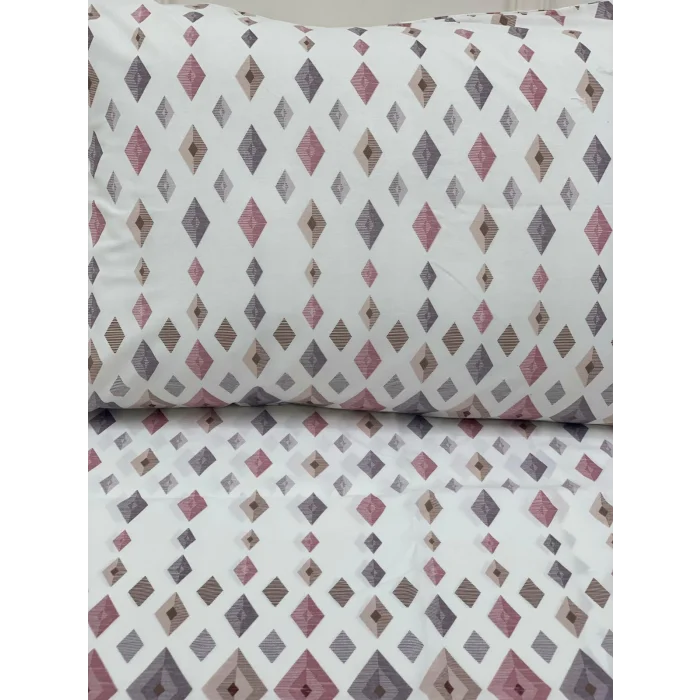 NİVEMESHOME DÖRTGEN MODEL DESENLİ 2 Lİ YASTIK KILIFI KAPAKLI 50X70