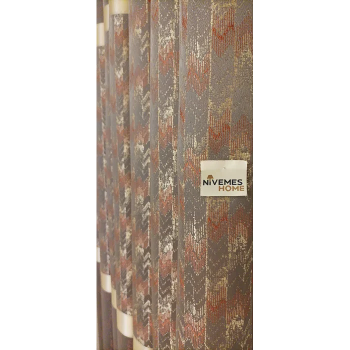 NİVEMESHOME ENOLA CINNAMON GOLD 1/3 THICK PILE CURTAIN SHEET