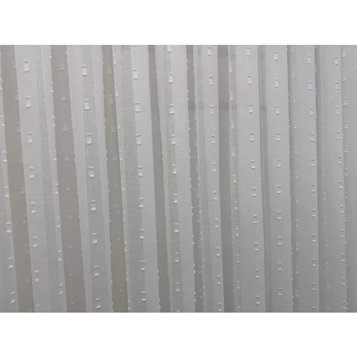 NİVEMESHOME FLORİDA KETEN GÖRÜNÜMLÜ BOHEM TARZ PONPON 1/3 SIK PİLELİ TÜL PERDE APM