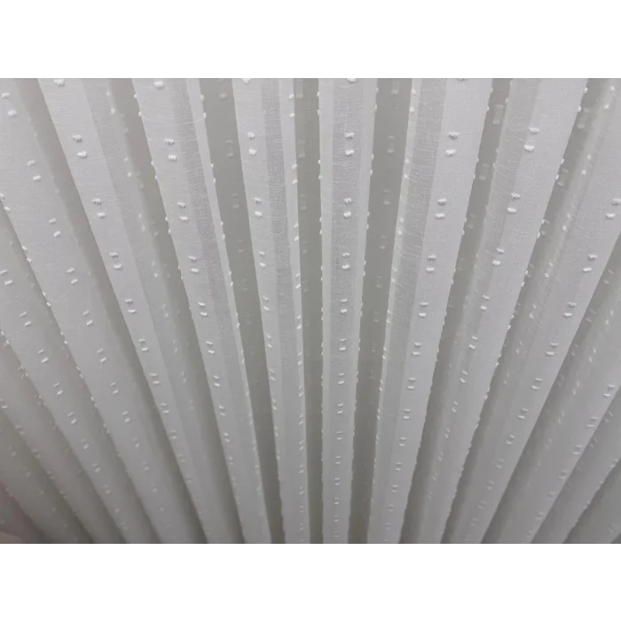 NİVEMESHOME FLORİDA KETEN GÖRÜNÜMLÜ BOHEM TARZ PONPON 1/3 SIK PİLELİ TÜL PERDE APM