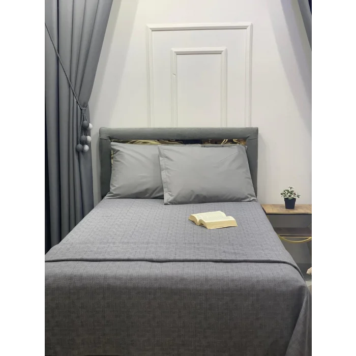 NİVEMESHOME رمادي 160x230 شرشف فردي