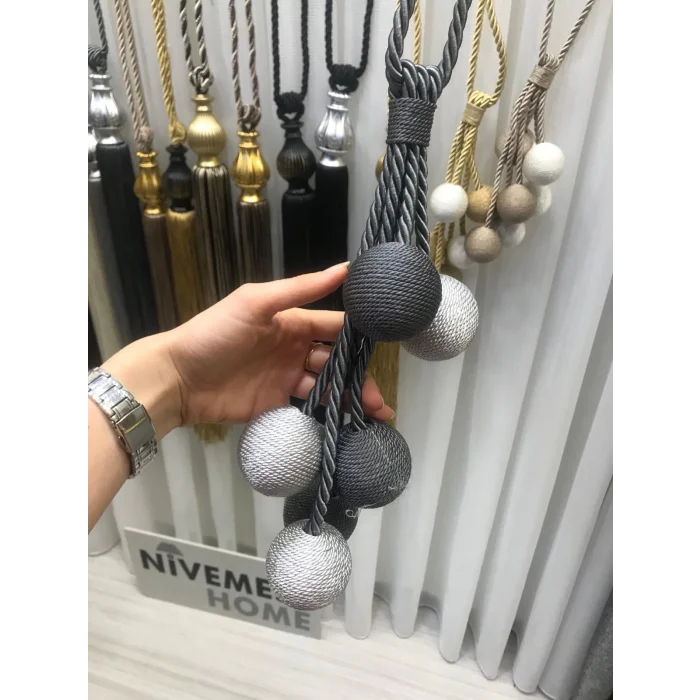 NIVEMESHOME GRIGIO-ARGENTO 6 PEZZI TERMINALE DI SOFFITTO A RACCOLTA DI TARGHE