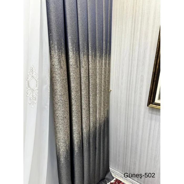 NİVEMESHOME GÜNEŞ FT632121 AZUL MARINO V-502 1/3 PLISADA CORTINA ENROLLABLE APM