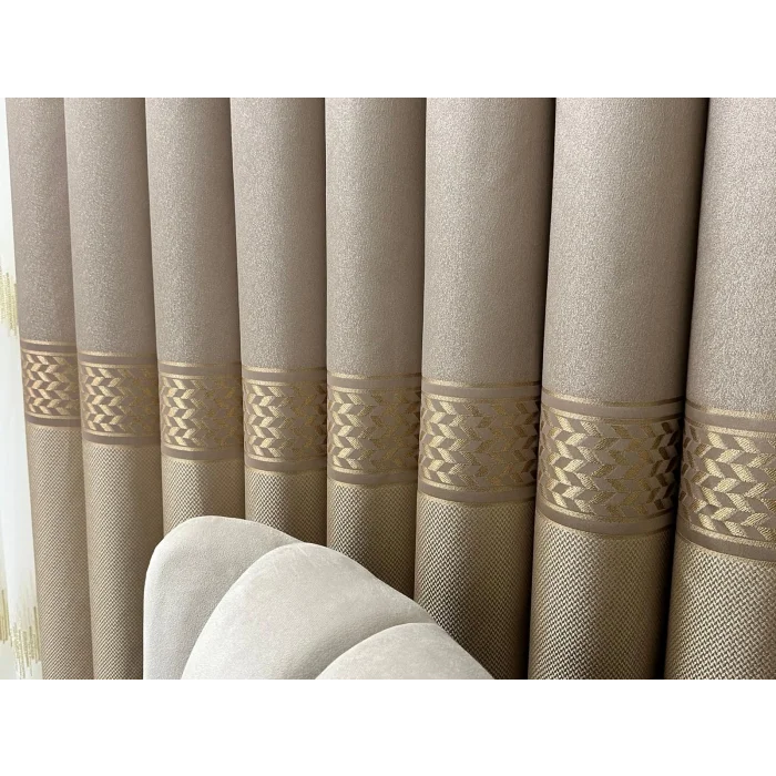 NİVEMESHOME HAYALLIFE АНТАКИЯ V-5201 1/3 ТЕСТЯНЫЙ ШТАПИКОВЫЙ ПОДВЕШЕННЫЙ ШТОРЫ АПМ